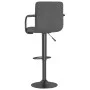 Taburete de cocina de terciopelo gris oscuro de , Taburetes de cocina - Ref: Foro24-334649, Precio: 84,45 €, Descuento: %