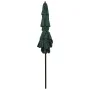 Sombrilla de 3 niveles con poste de aluminio verde 2x2 m de vidaXL, Sombrillas - Ref: Foro24-313845, Precio: 59,23 €, Descuen...