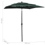 Sombrilla de 3 niveles con poste de aluminio verde 2x2 m de vidaXL, Sombrillas - Ref: Foro24-313845, Precio: 59,23 €, Descuen...