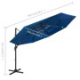 Sombrilla de 4 niveles con poste de aluminio azul 3x3 m de vidaXL, Sombrillas - Ref: Foro24-313835, Precio: 160,57 €, Descuen...