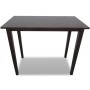 Mesa alta de madera marrón de vidaXL, Mesas de cocina y de comedor - Ref: Foro24-241703, Precio: 119,45 €, Descuento: %