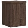 Soportes de plantas 2 uds madera marrón roble 15x15x20 cm de , Soportes para macetas - Ref: Foro24-852894, Precio: 24,76 €, D...
