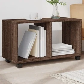 Armario con ruedas madera ingeniería marrón roble 72x33x42,5 cm von , Seitentische - Ref: Foro24-853143, Preis: 39,52 €, Raba...