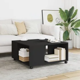 Mesa de centro madera de ingeniería negro 80x80x40 cm von , Couchtisch - Ref: Foro24-853174, Preis: 80,49 €, Rabatt: %