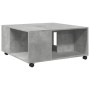 Mesa de centro madera de ingeniería gris hormigón 80x80x40 cm de , Mesas de centro - Ref: Foro24-853176, Precio: 79,40 €, Des...