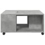 Mesa de centro madera de ingeniería gris hormigón 80x80x40 cm de , Mesas de centro - Ref: Foro24-853176, Precio: 79,40 €, Des...