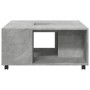 Mesa de centro madera de ingeniería gris hormigón 80x80x40 cm de , Mesas de centro - Ref: Foro24-853176, Precio: 79,40 €, Des...