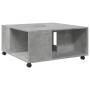 Mesa de centro madera de ingeniería gris hormigón 80x80x40 cm de , Mesas de centro - Ref: Foro24-853176, Precio: 79,40 €, Des...