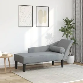 Sofá diván con cojines tela gris claro de , Divanes - Ref: Foro24-4007596, Precio: 155,84 €, Descuento: %