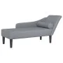 Sofá diván con cojines tela gris claro de , Divanes - Ref: Foro24-4007596, Precio: 155,84 €, Descuento: %