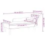 Tagesbettsofa mit Kissen aus hellem grauem Stoff. von , Tagesbetten - Ref: Foro24-4007596, Preis: 155,84 €, Rabatt: %
