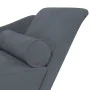 Sofá diván con cojines terciopelo gris oscuro de , Divanes - Ref: Foro24-4007589, Precio: 157,25 €, Descuento: %