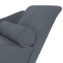 Sofá diván con cojines terciopelo gris oscuro de , Divanes - Ref: Foro24-4007589, Precio: 156,62 €, Descuento: %