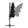 Sombrilla de 4 niveles con poste de aluminio negra 3x3 m de vidaXL, Sombrillas - Ref: Foro24-313834, Precio: 160,33 €, Descue...