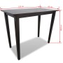 Mesa alta de madera marrón de vidaXL, Mesas de cocina y de comedor - Ref: Foro24-241703, Precio: 119,45 €, Descuento: %