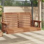 Banco columpio jardín con cadenas de metal madera abeto marrón de , Balancines de jardín - Ref: Foro24-4008981, Precio: 185,1...