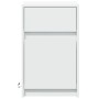 Mesitas de noche con luces LED 2 uds madera ingeniería blanca de , Mesitas de noche - Ref: Foro24-851999, Precio: 79,36 €, De...