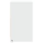 Mesitas de noche con luces LED 2 uds madera ingeniería blanca de , Mesitas de noche - Ref: Foro24-851999, Precio: 79,36 €, De...
