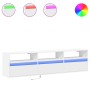 Mueble de TV de pared con LED blanco 180x31x45 cm de , Muebles TV - Ref: Foro24-3307940, Precio: 159,10 €, Descuento: %