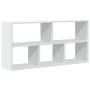 Estantería de pared madera ingeniería blanca 100x25x50 cm de , Estantes y estanterías - Ref: Foro24-853272, Precio: 50,76 €, ...