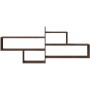 Estante de pared madera ingeniería marrón roble 167,5x18x68 cm de , Estantes y estanterías - Ref: Foro24-853323, Precio: 45,8...