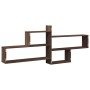 Estante de pared madera ingeniería marrón roble 167,5x18x68 cm de , Estantes y estanterías - Ref: Foro24-853323, Precio: 45,8...