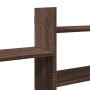 Estante de pared madera ingeniería marrón roble 167,5x18x68 cm de , Estantes y estanterías - Ref: Foro24-853323, Precio: 45,8...