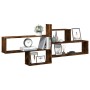 Estante de pared madera ingeniería roble ahumado 167,5x18x68 cm de , Estantes y estanterías - Ref: Foro24-853321, Precio: 44,...