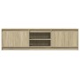 Mueble de TV LED madera de ingeniería roble Sonoma 180x34x50 cm de , Muebles TV - Ref: Foro24-3307914, Precio: 143,95 €, Desc...