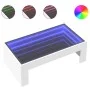 Mesa de centro con Infinity LED blanco 90x50x30 cm de , Mesas de centro - Ref: Foro24-847616, Precio: 101,05 €, Descuento: %