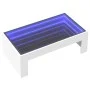 Mesa de centro con Infinity LED blanco 90x50x30 cm de , Mesas de centro - Ref: Foro24-847616, Precio: 101,05 €, Descuento: %