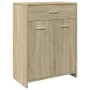 Armario de baño madera contrachapada roble Sonoma 60x33x80 cm de , Muebles de baño - Ref: Foro24-849645, Precio: 66,44 €, Des...