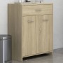 Armario de baño madera contrachapada roble Sonoma 60x33x80 cm de , Muebles de baño - Ref: Foro24-849645, Precio: 66,44 €, Des...