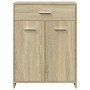 Armario de baño madera contrachapada roble Sonoma 60x33x80 cm de , Muebles de baño - Ref: Foro24-849645, Precio: 66,44 €, Des...