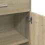 Armario de baño madera contrachapada roble Sonoma 60x33x80 cm de , Muebles de baño - Ref: Foro24-849645, Precio: 66,44 €, Des...