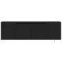 Mueble de TV de pared con luces LED negro 135x31x39,5 cm de , Muebles TV - Ref: Foro24-852384, Precio: 91,21 €, Descuento: %