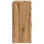 Aparador madera de ingeniería roble artesanal 80x33x70 cm de , Aparadores - Ref: Foro24-857076, Precio: 96,97 €, Descuento: %