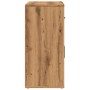 Aparador madera de ingeniería roble artesanal 80x33x70 cm de , Aparadores - Ref: Foro24-857076, Precio: 98,36 €, Descuento: %