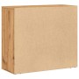 Aparador madera de ingeniería roble artesanal 80x33x70 cm de , Aparadores - Ref: Foro24-857076, Precio: 98,36 €, Descuento: %