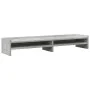 Soporte de monitor madera ingeniería gris hormigón 100x24x16 cm de , Bases y elevadores para ordenadores - Ref: Foro24-854727...