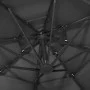 Sombrilla de 4 niveles con poste de aluminio antracita 3x3 m de vidaXL, Sombrillas - Ref: Foro24-313830, Precio: 193,94 €, De...