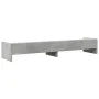 Soporte de monitor madera ingeniería gris hormigón 100x24x16 cm de , Bases y elevadores para ordenadores - Ref: Foro24-854727...