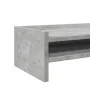 Soporte de monitor madera ingeniería gris hormigón 100x24x16 cm de , Bases y elevadores para ordenadores - Ref: Foro24-854727...