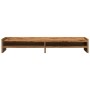 Soporte de monitor madera ingeniería envejecido 100x24x16 cm de , Bases y elevadores para ordenadores - Ref: Foro24-854731, P...