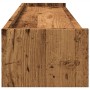 Soporte de monitor madera ingeniería envejecido 100x24x16 cm de , Bases y elevadores para ordenadores - Ref: Foro24-854731, P...