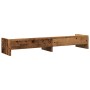 Soporte de monitor madera ingeniería envejecido 100x24x16 cm de , Bases y elevadores para ordenadores - Ref: Foro24-854731, P...