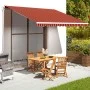 Tela de repuesto para toldo naranja y marrón 4x3,5 m de , Toldos - Ref: Foro24-311958, Precio: 62,35 €, Descuento: %