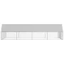 Jaula gallinero de acero galvanizado 3x8x2 m de , Jaulas y habitáculos para animales pequeños - Ref: Foro24-3278810, Precio: ...
