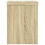 Soportes de plantas 2 uds madera roble Sonoma 15x15x20 cm de , Soportes para macetas - Ref: Foro24-852890, Precio: 23,56 €, D...