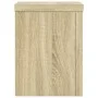 Soportes de plantas 2 uds madera roble Sonoma 15x15x20 cm de , Soportes para macetas - Ref: Foro24-852890, Precio: 23,04 €, D...